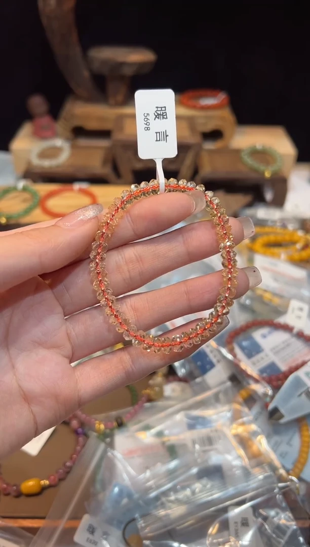 【闪购商品】水晶手链未镶嵌手饰@@5698