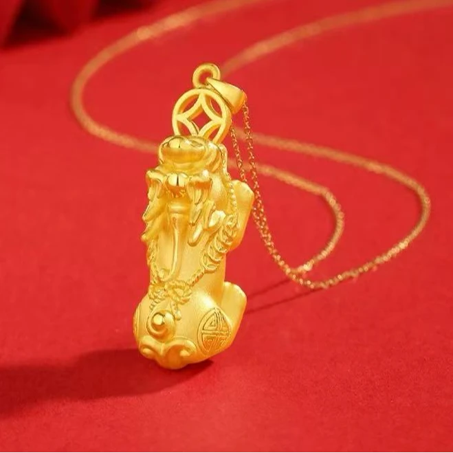 足金999（转运貔貅吊坠）简约百搭时尚潮流投资金条攒黄金悦己送礼