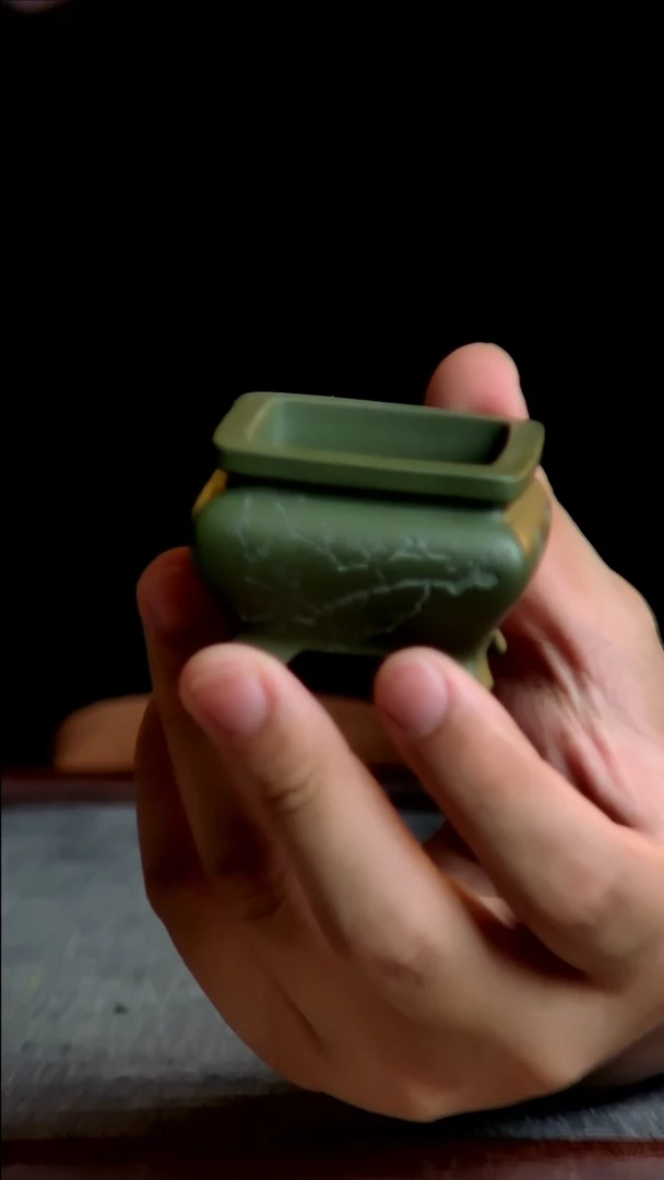 紫砂花盆3.8*2.5内径尺寸