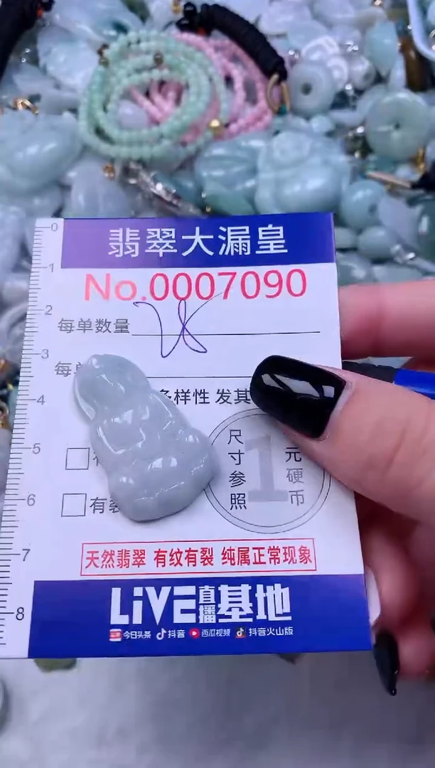 颈饰未镶嵌翡翠7090