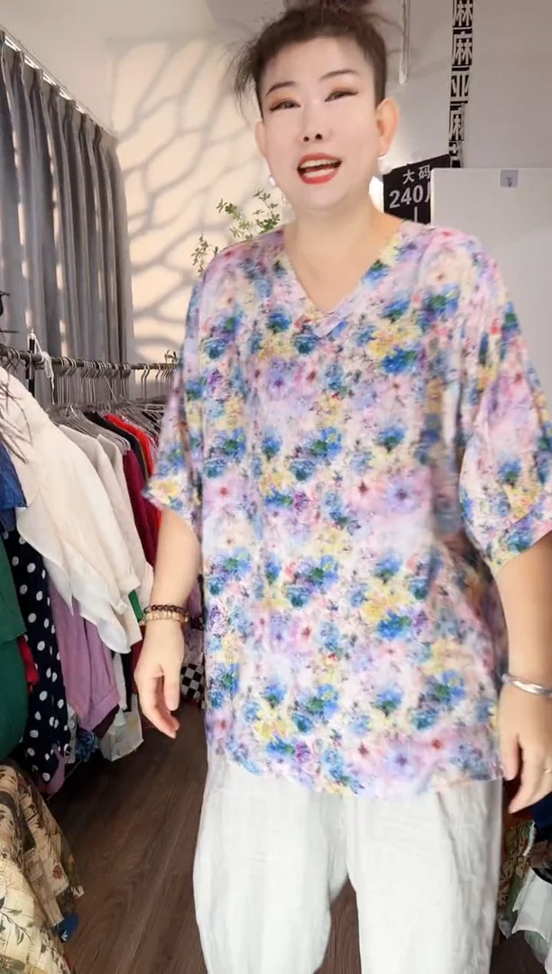 亚麻大码女装系列。