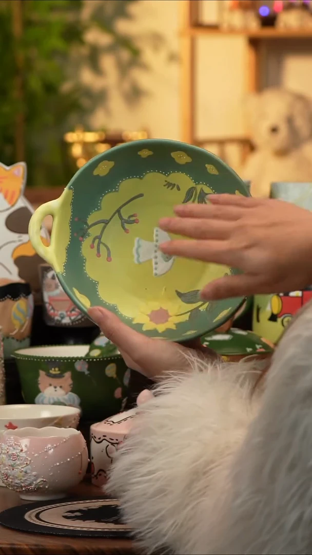 瓷片瓷A180景德镇原创手工陶瓷