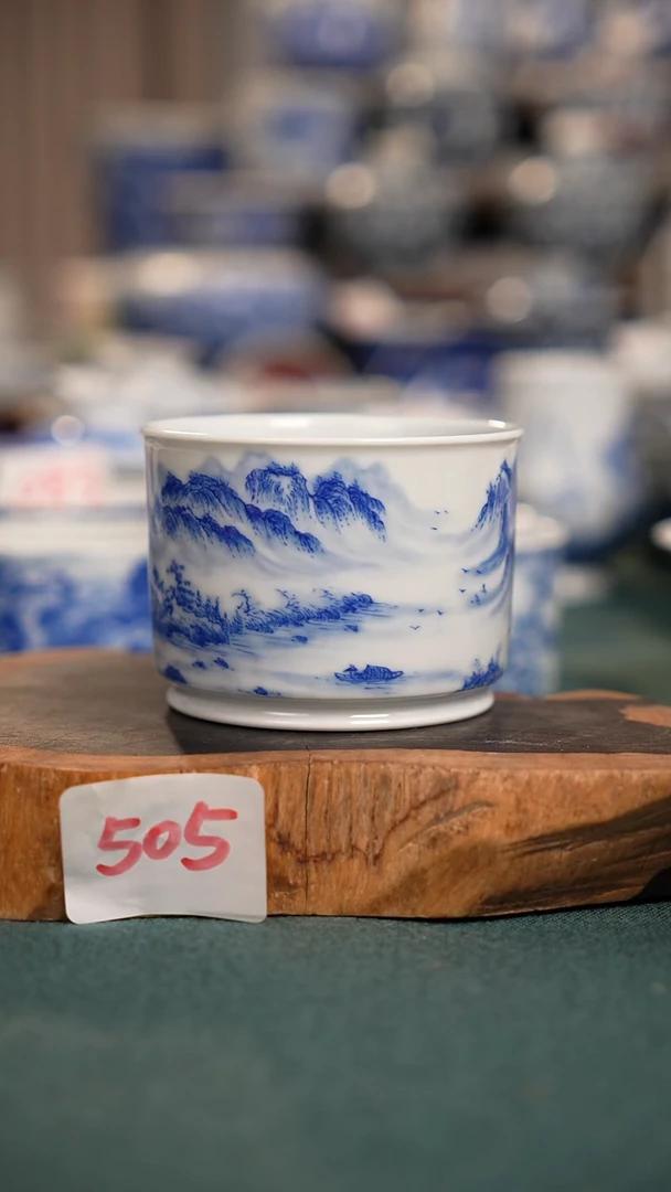 陶瓷505全手工手绘茶器