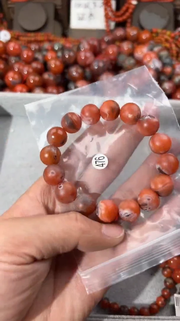 南红玛瑙手串未镶嵌13