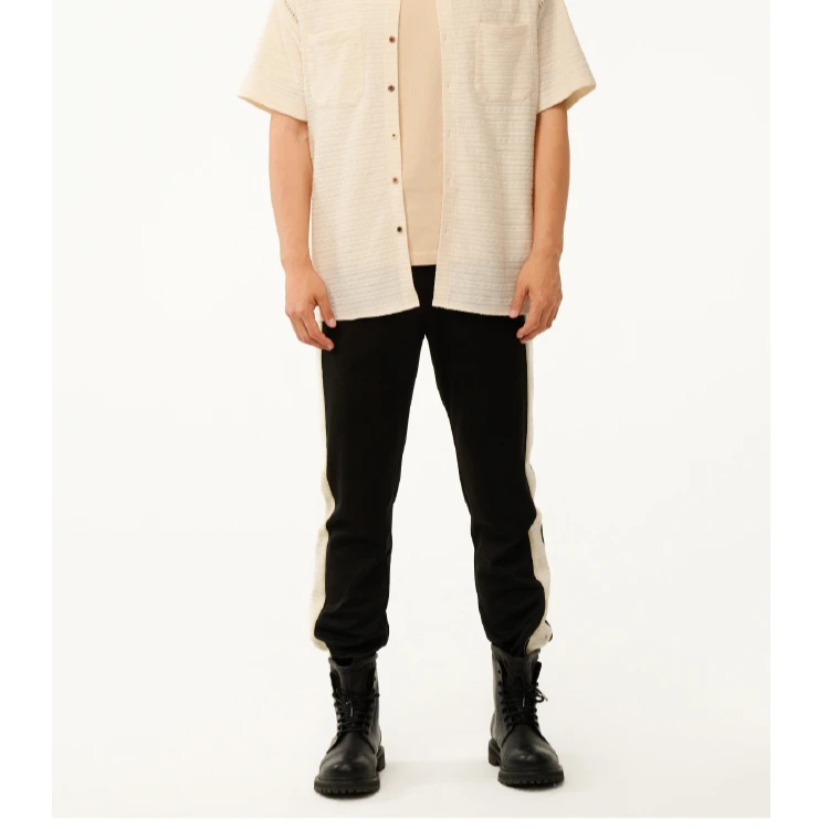 REDH弹壳同款夏季潮牌美式高街男女运动裤直筒微喇阔腿宽松卫裤