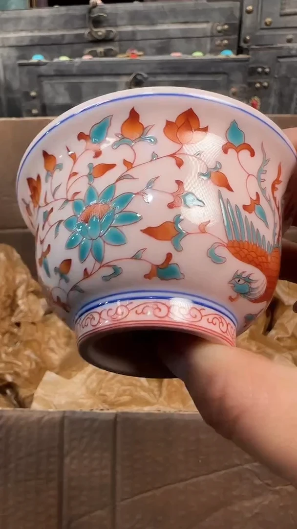 摆件陶景德镇陶瓷主人杯