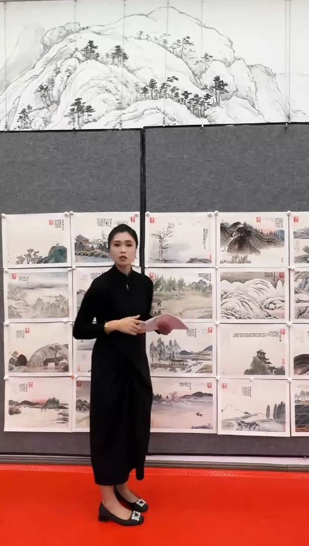 版画齐老师版画《石门二十四景》带证书