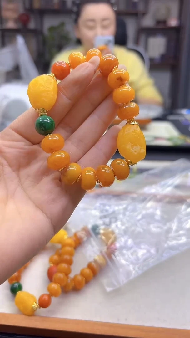 手链蜜蜡未镶嵌DIY款S903