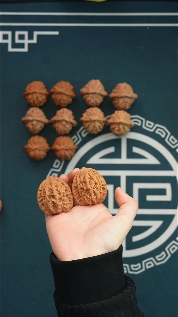 吊坠文玩核桃麦穗虎头41全