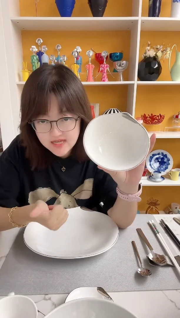 2个 意大利敦迪 水滴 饭碗13cm