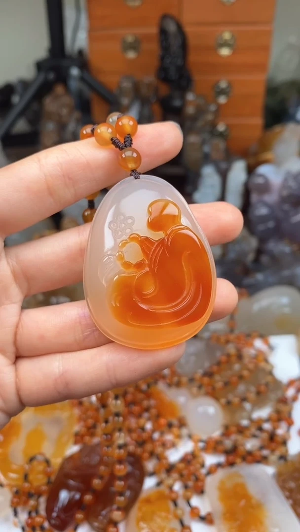 【闪购商品】玛瑙/玉髓颈饰未镶嵌AA