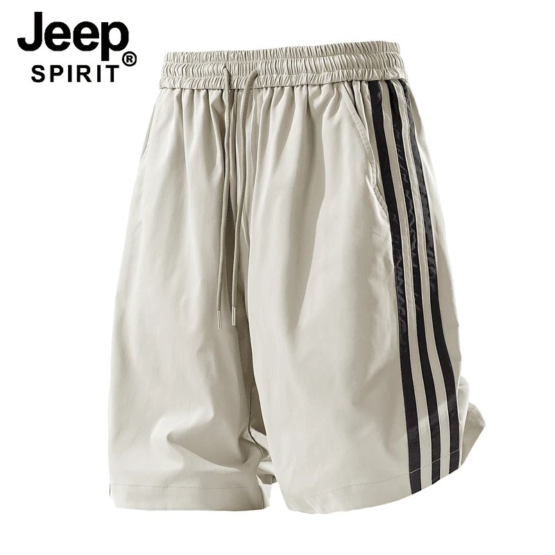 JEEP SPIRIT吉普休闲裤男女同款2025新款夏季潮流百搭宽松五分裤