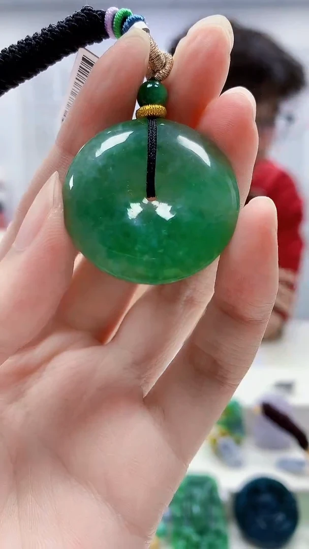 定制翡翠未镶嵌4688zm-毛货挂件扣子101