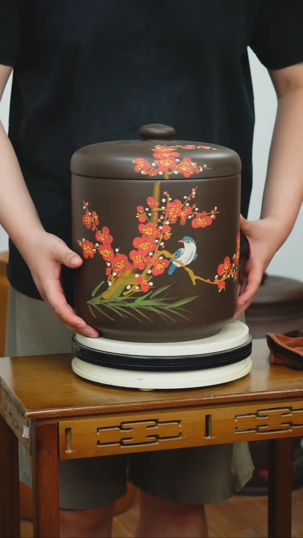 宜兴原矿紫砂茶叶罐