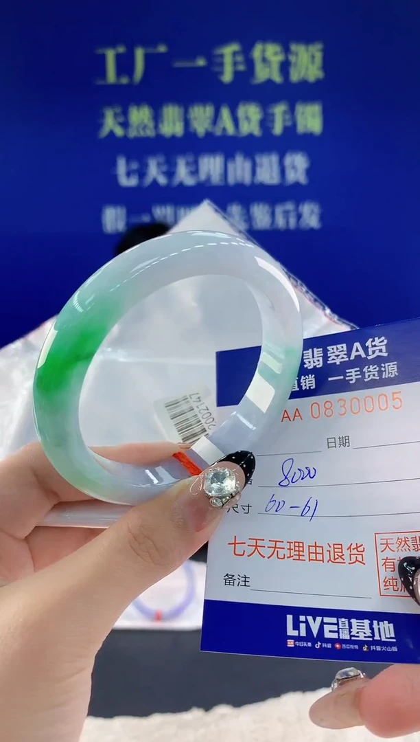 未镶嵌手镯翡翠05天然翡翠A货