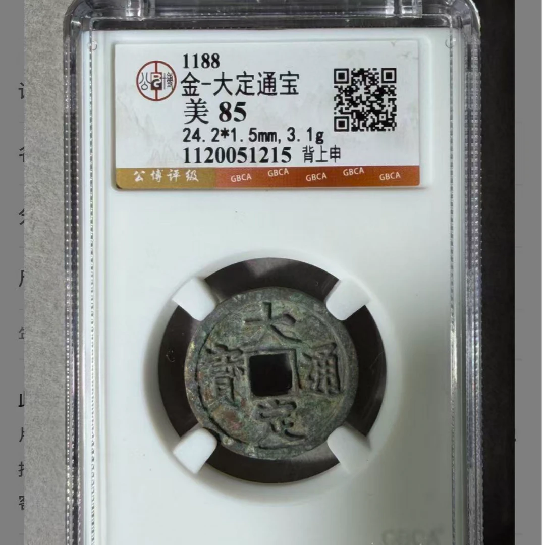 x大定通宝背上申