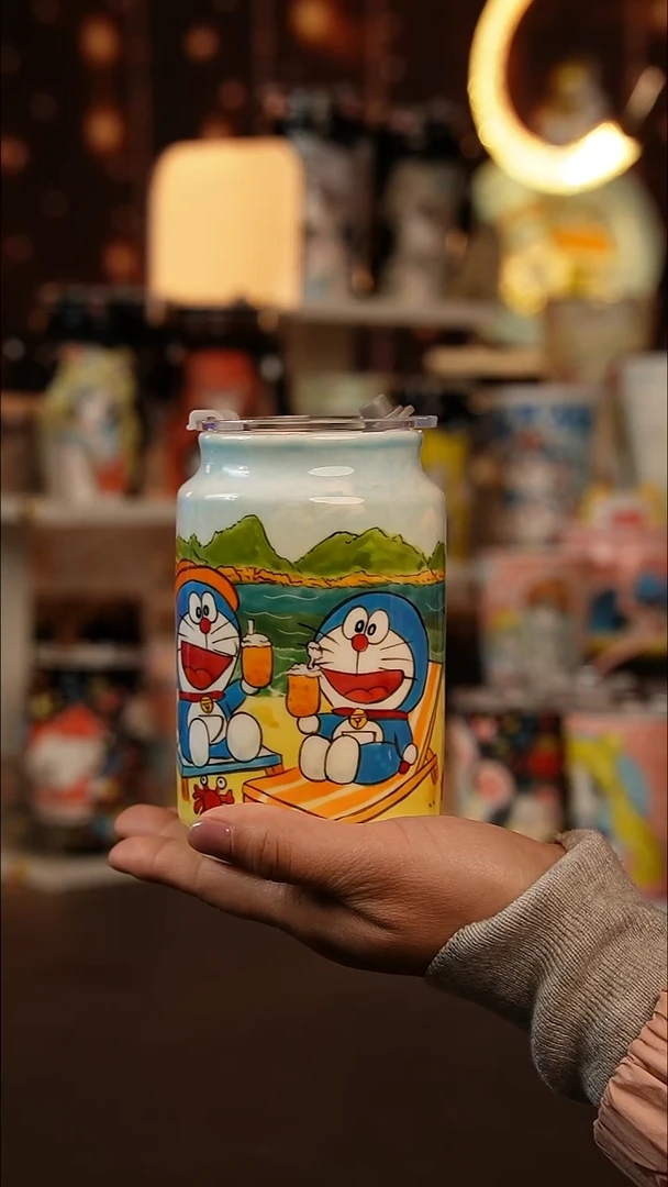 （玉泥）景德镇手工手绘文创陶瓷杯