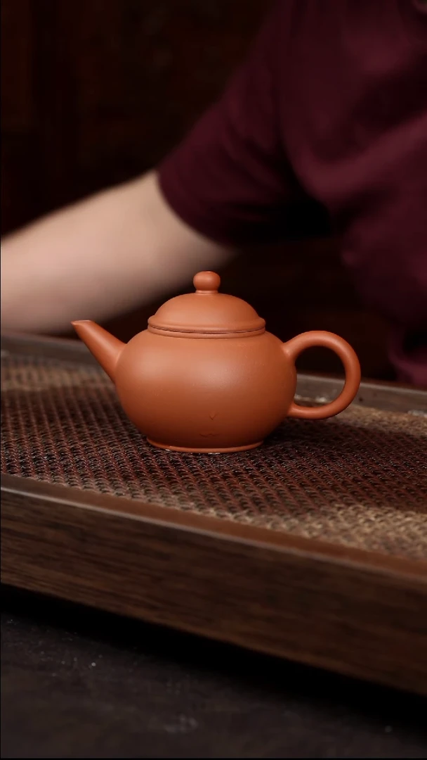 茶壶紫砂红泥水平