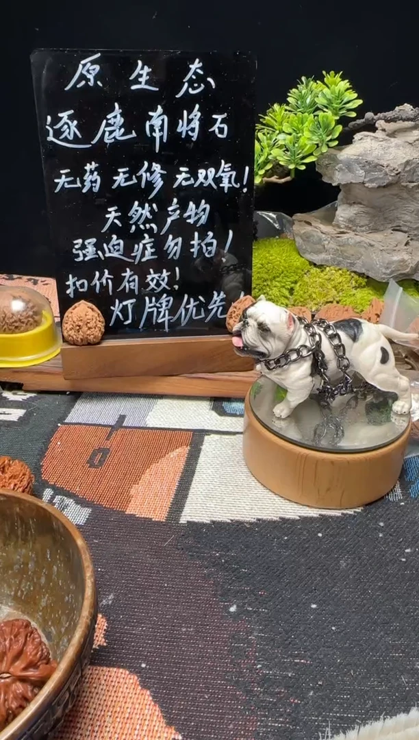 文玩核桃把件小****张南将石