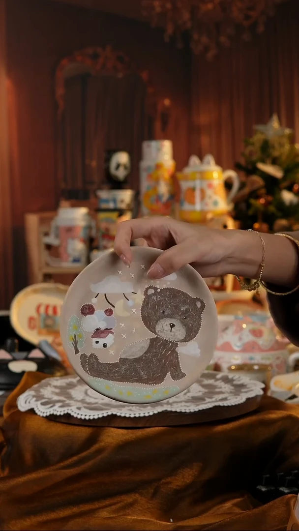 陶瓷便携款景德镇手工手绘陶瓷