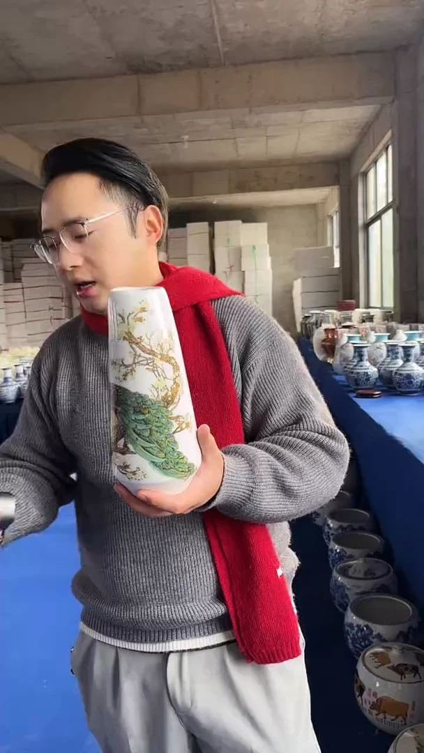 摆件瓷景德镇陶瓷花瓶