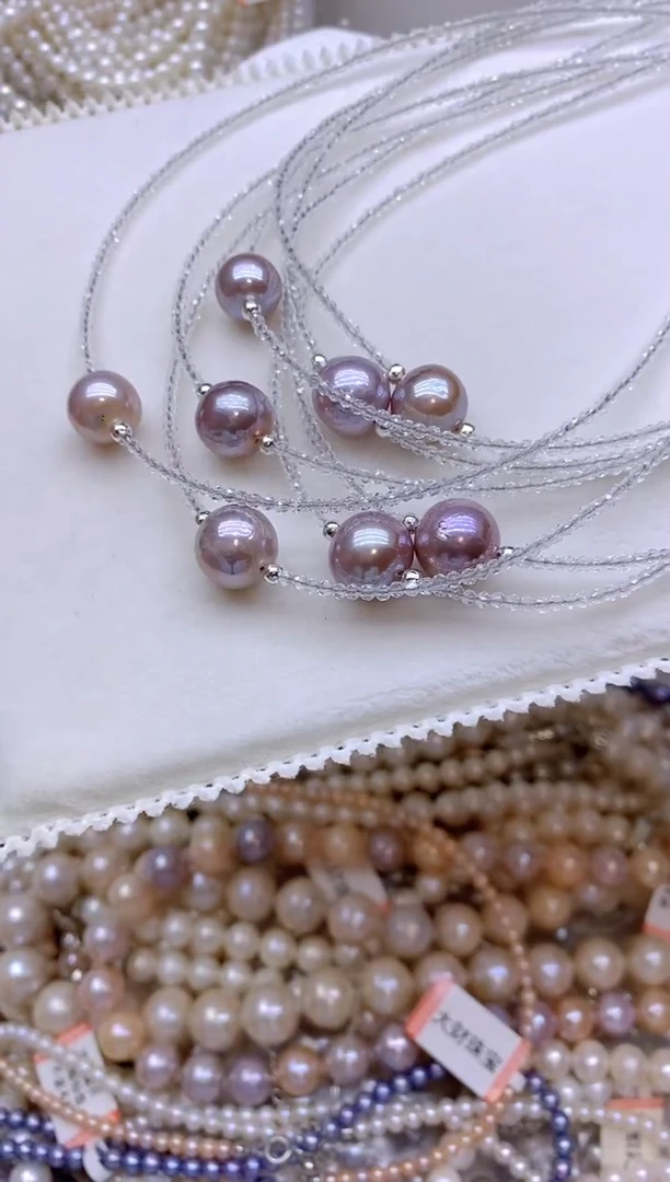 未镶嵌淡水珍珠1单株锁骨链