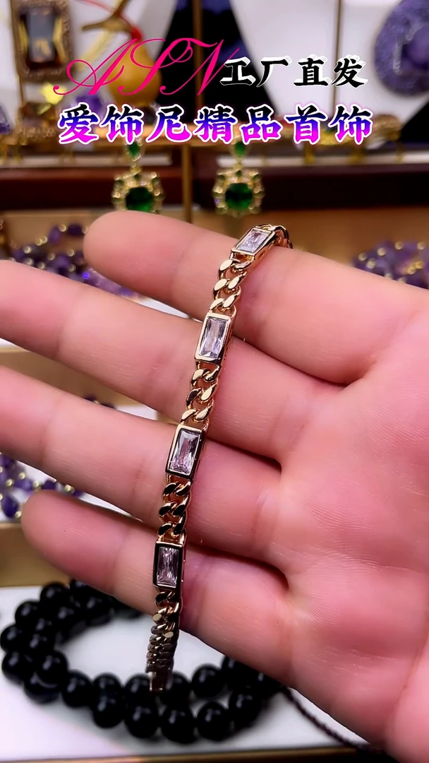 【闪购商品】水晶颈饰22K金镶嵌000000000000