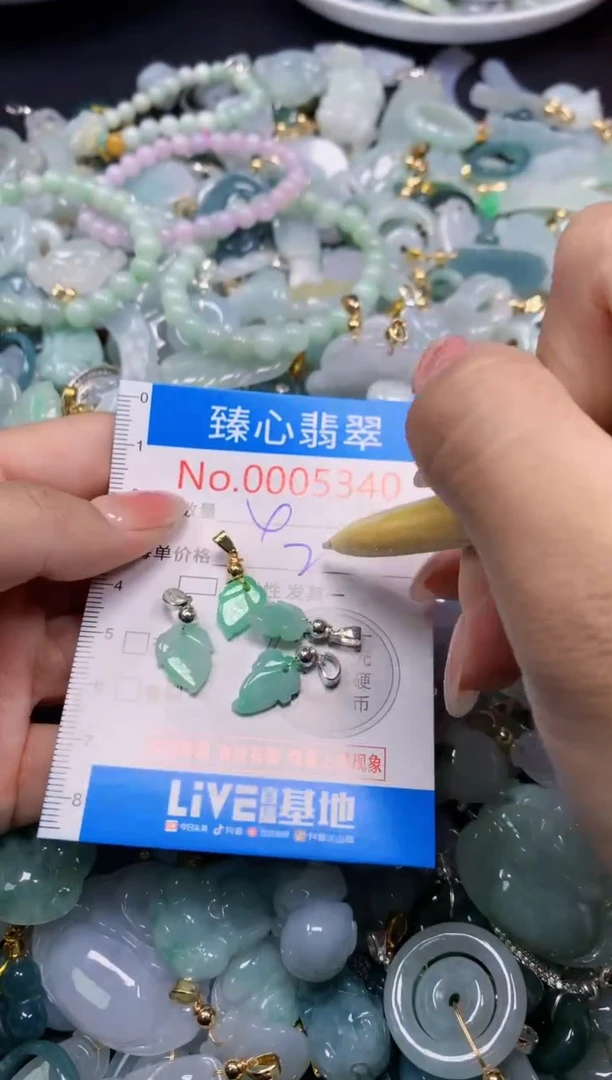 吊坠(不含链)未镶嵌翡翠5340