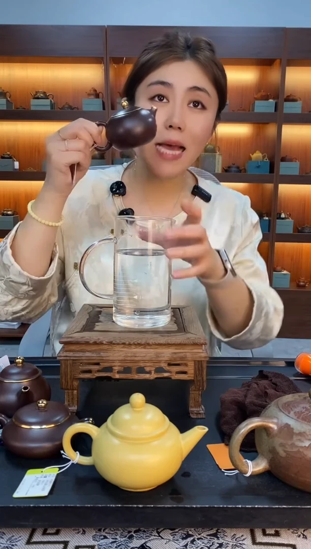 茶壶紫砂描金小品西施 家藏紫茄泥 实力派艺人