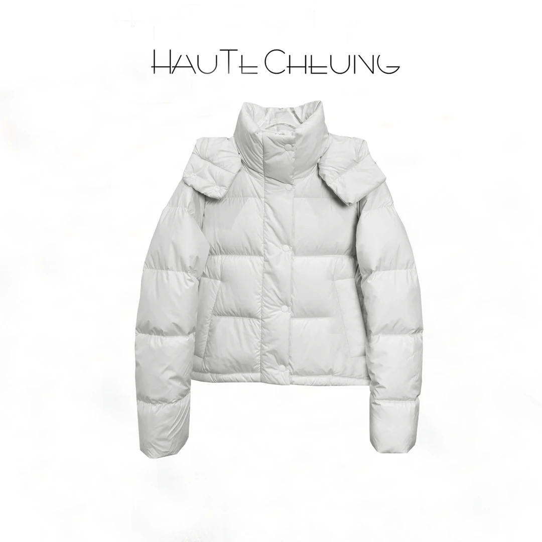 lu家经典四格泡芙 防风上身保暖 爆款 短款羽绒服 D222