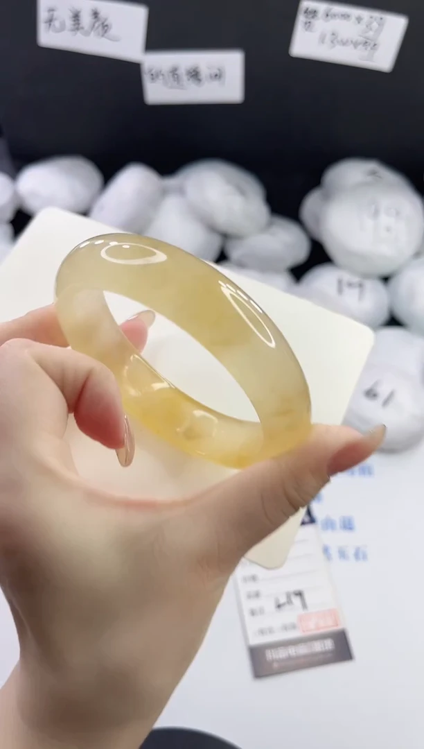 未镶嵌手镯石英质玉多样性发货L19-65