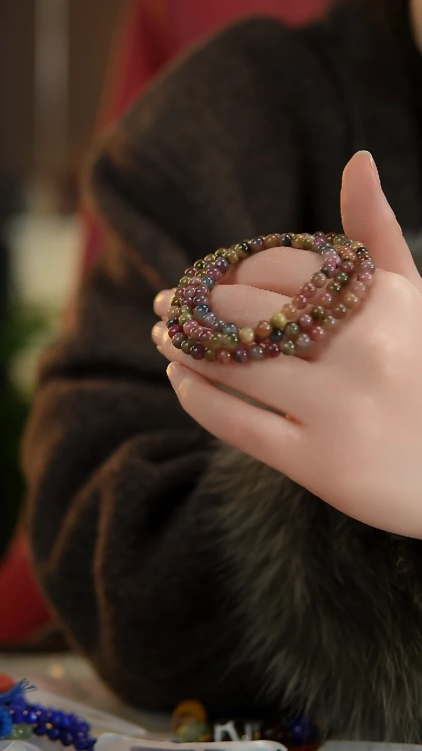 未镶嵌手链碧玺碧玺多圈