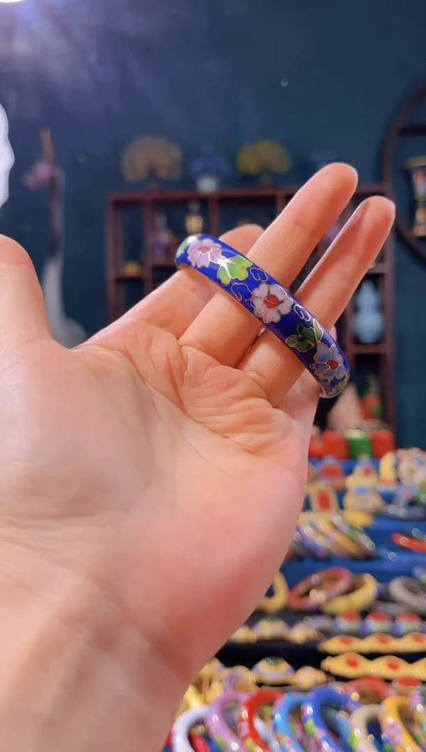 【闪购商品】非遗绝技 景泰蓝儿童镯