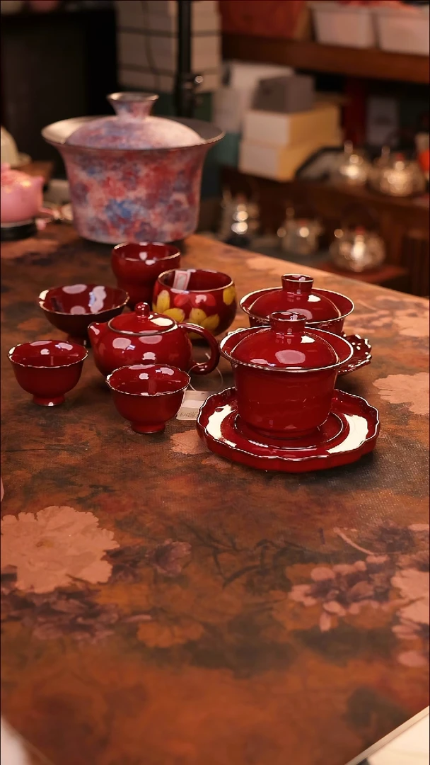 【闪购商品】陶瓷茶具（无礼盒无茶盘）@@大套组