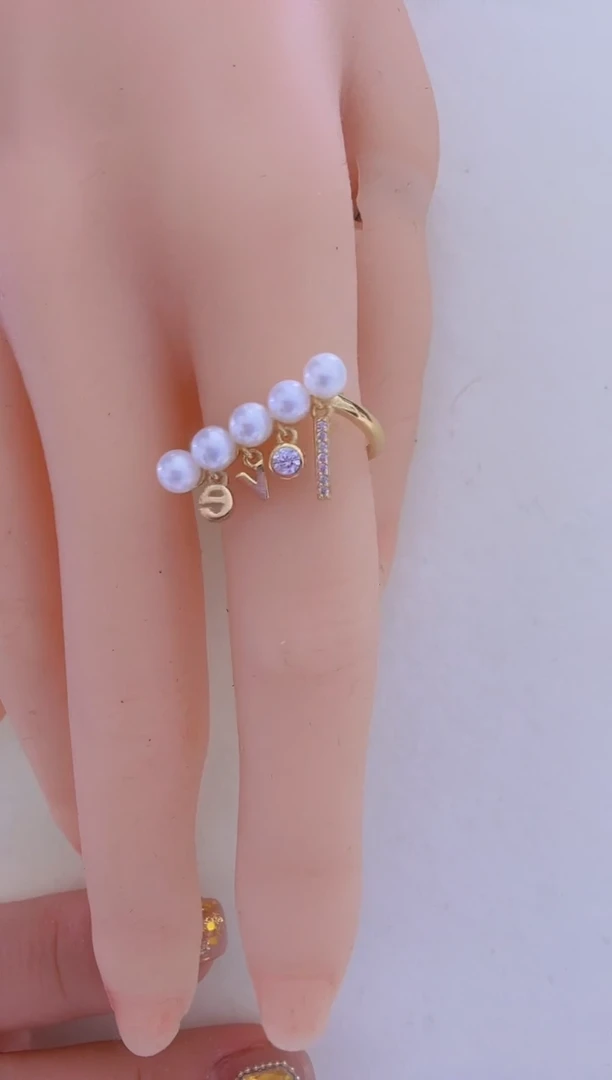 【闪购商品】淡水珍珠戒指未镶嵌4-4.5mm+S925银戒指