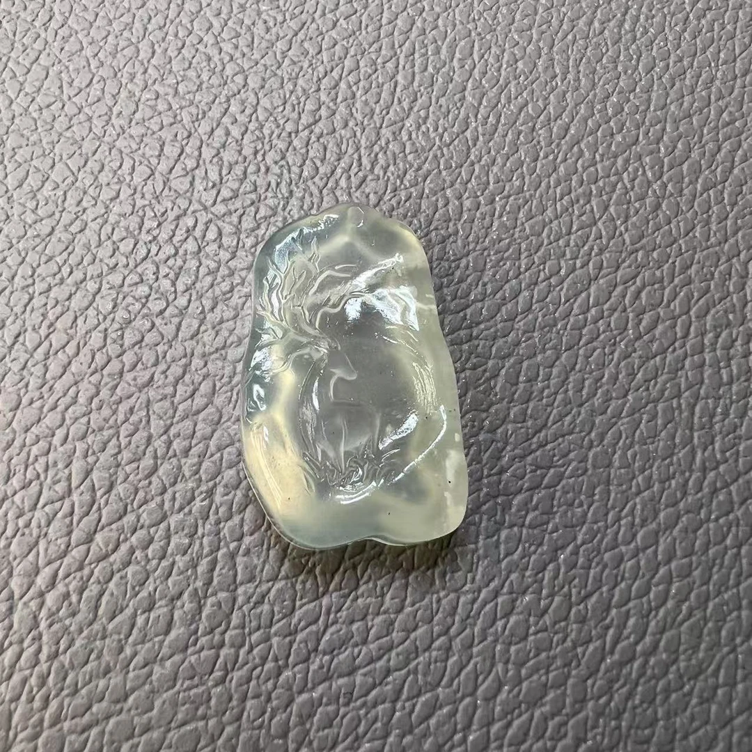 岫玉高冰鹿牌 一鹿有你