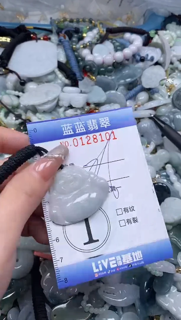 【闪购商品】翡翠颈饰未镶嵌闪购0128101多样性发其一