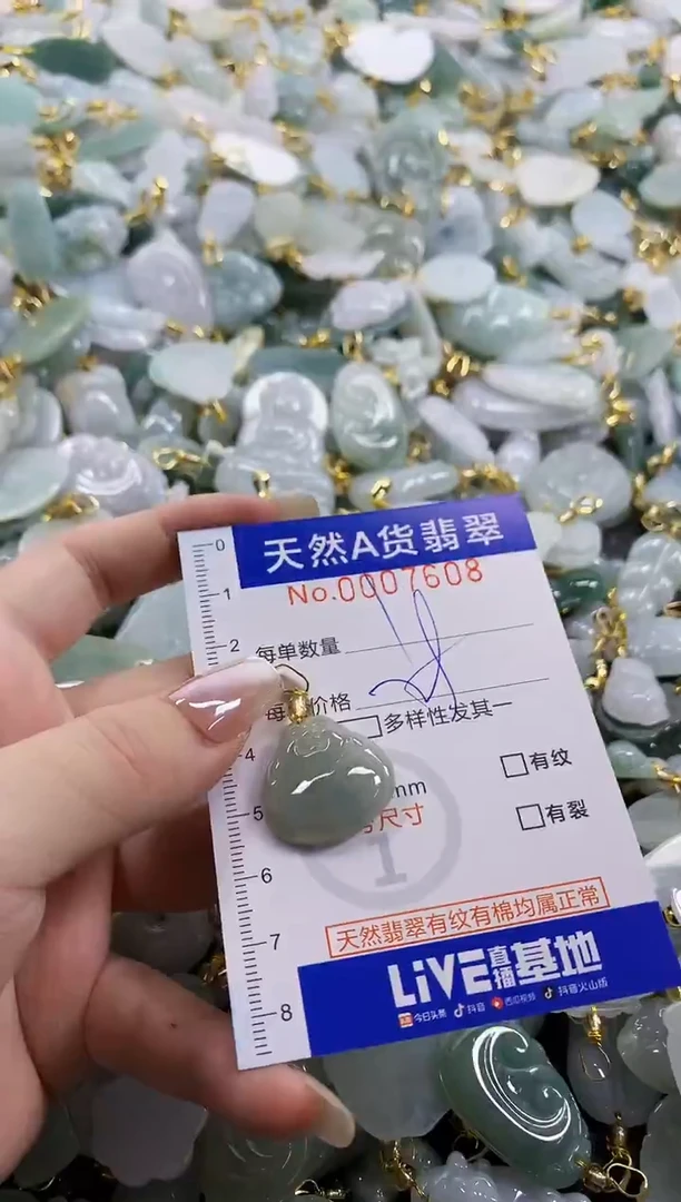 颈饰未镶嵌翡翠天然A货翡翠