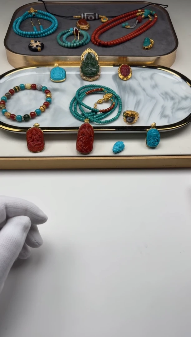 未镶嵌绿松石1大***～1