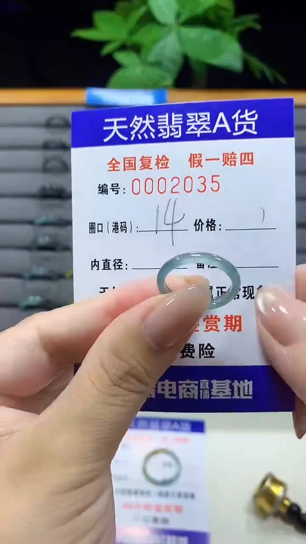 未镶嵌戒指翡翠2035天然翡翠A货