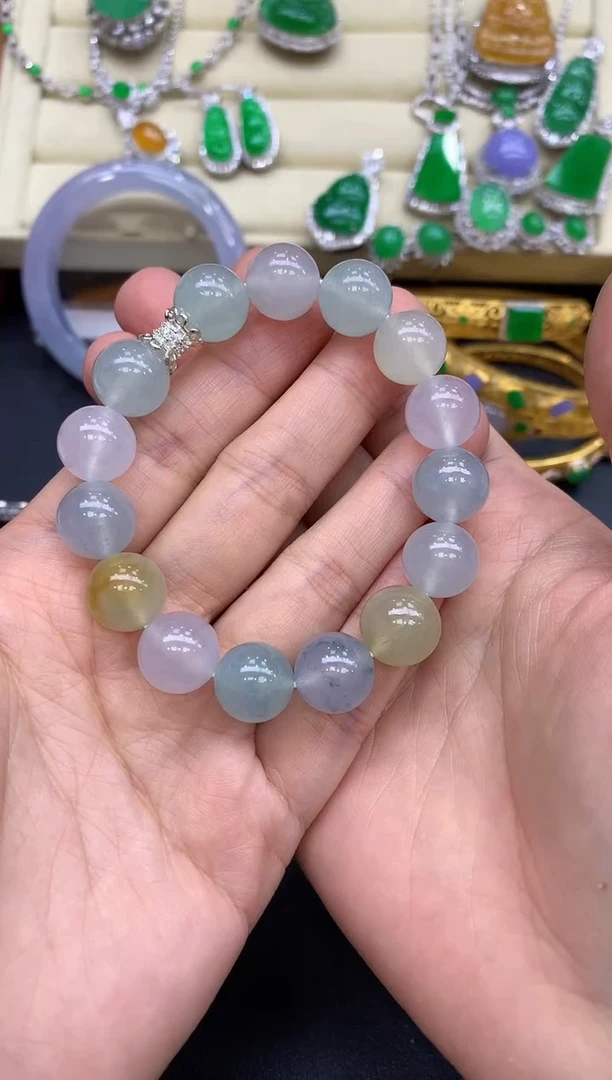 未镶嵌手串翡翠822-中国好珍宝