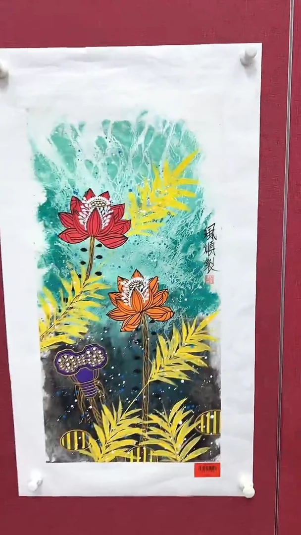 国画杨风顺绘画2pc花鸟