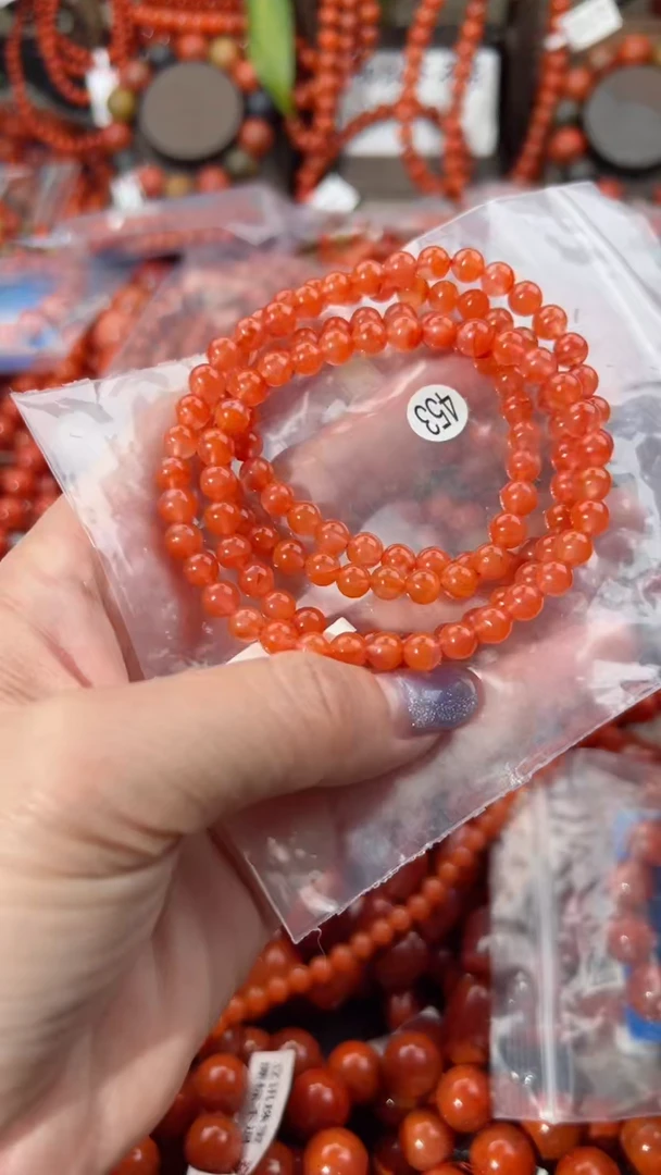 【闪购商品】南红玛瑙手串未镶嵌5+
