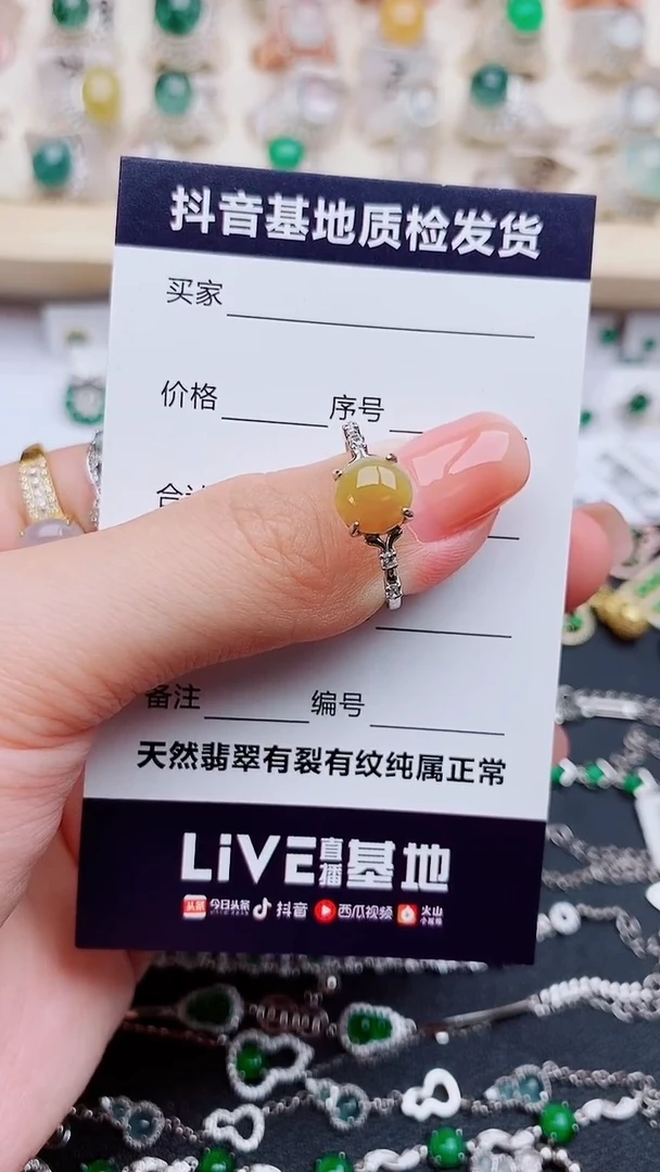 翡翠戒指银S925镶嵌..........