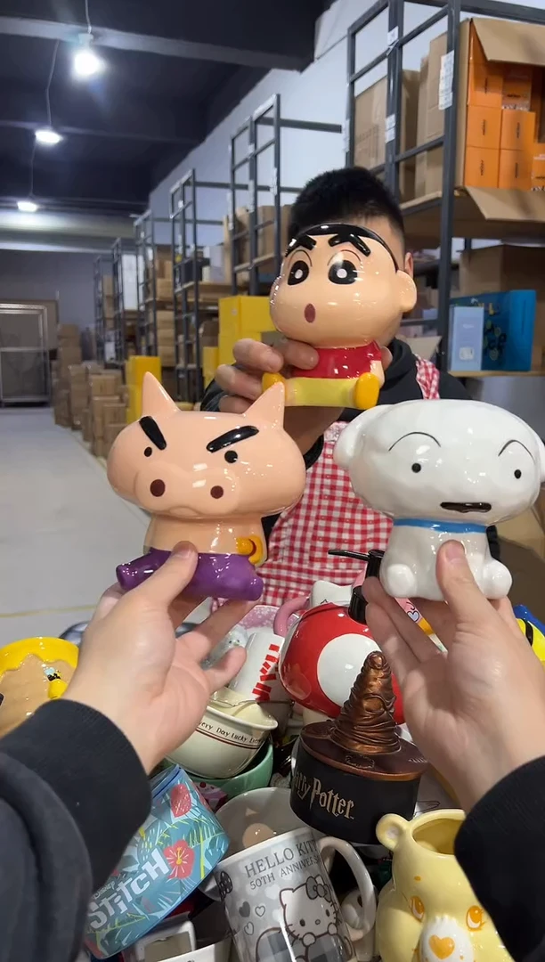 【闪购商品】杯蜡笔小新系列钱罐3件套A