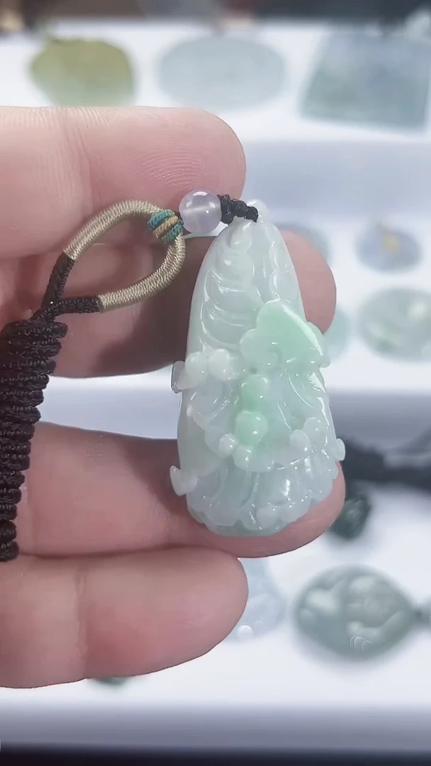颈饰未镶嵌翡翠天然缅甸A货翡翠