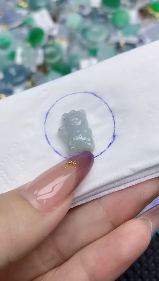 翡翠未镶嵌颈饰   天然翡翠A货  百元以上9米证书费自理