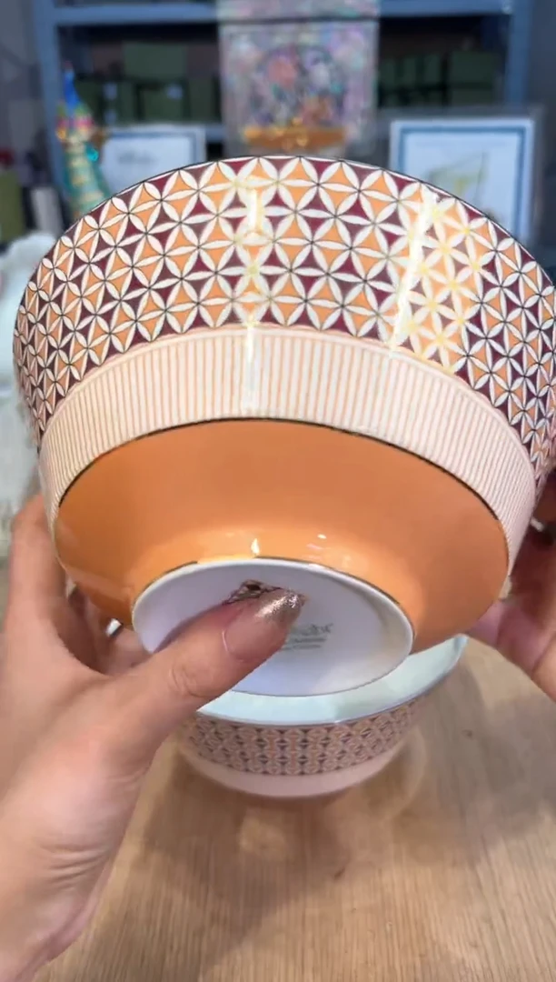 【闪购商品】杯93歌剧院面碗套二（橙）