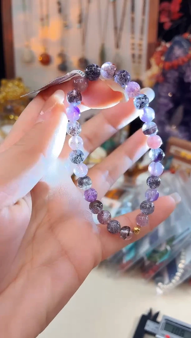 18K金镶嵌手链水晶@@F921B018797