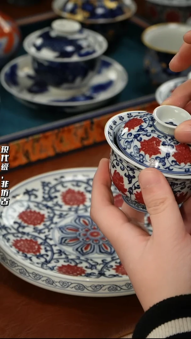 瓷片千年瓷都景德镇艺术关注谢佳豪（狮子）